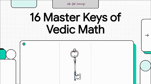 The 16 Master Keys of Vedic Math: Your Complete Map to Genius