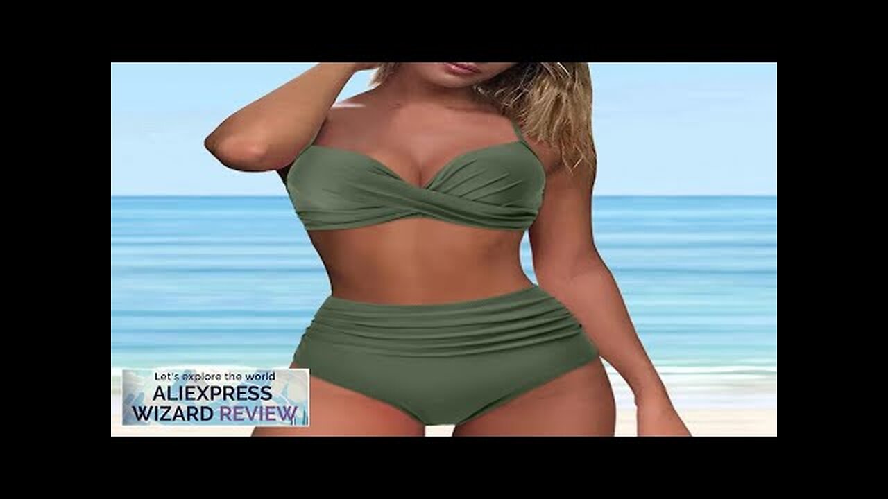 High Waist Bikini 2024 Woman Swimsuit Women Swimwear Bathing Suit Padded Push Review