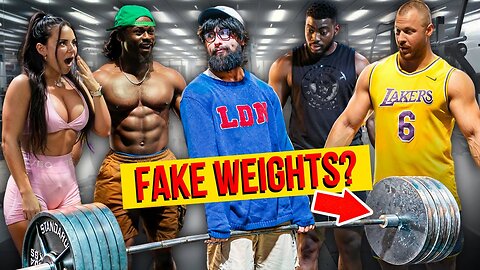 FAKE WEIGHTS in gym PRANK... ｜ ANATOLY pretended to be a Beginner #8