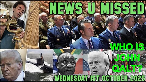 CHARLIE WARD DAILY NEWS- DEPT OF WAR CALLS ALL GENERALS, AFGHAN CANCELS INTERNET. MORE EQ'S