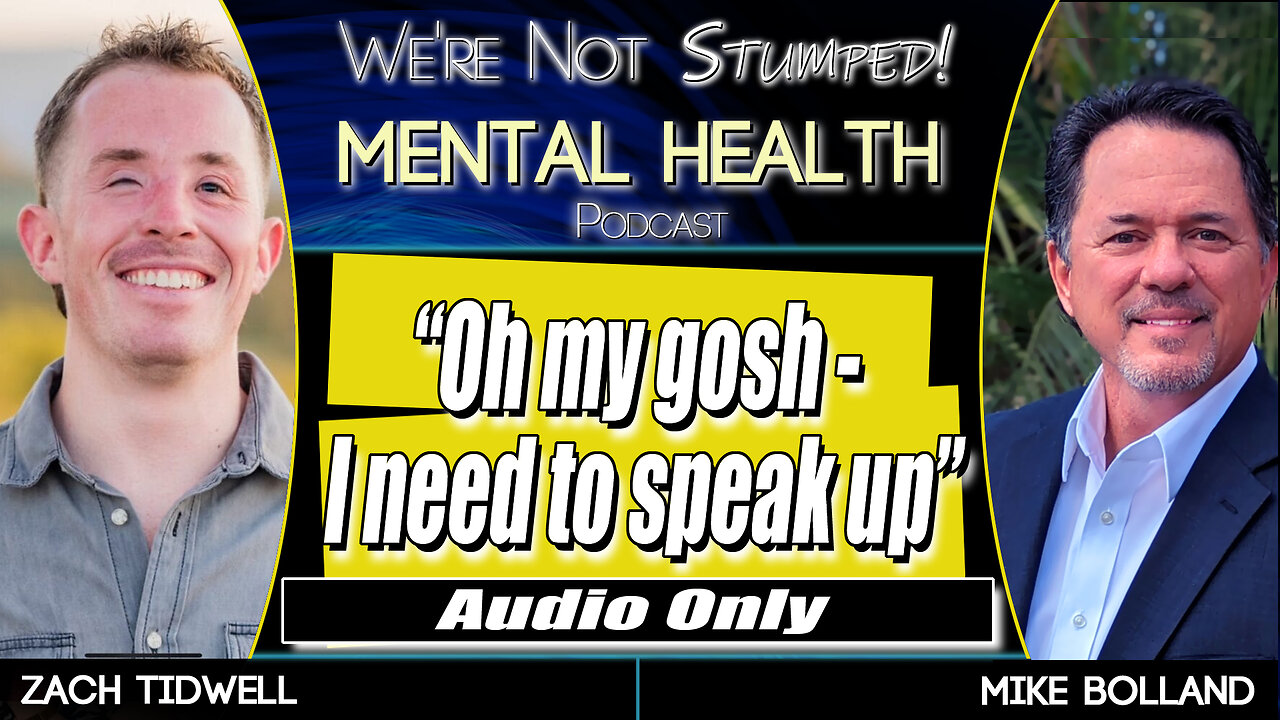Overcoming Vision Loss & Surviving Suicide: Zach Tidwell's Journey | We're Not Stumped Podcast