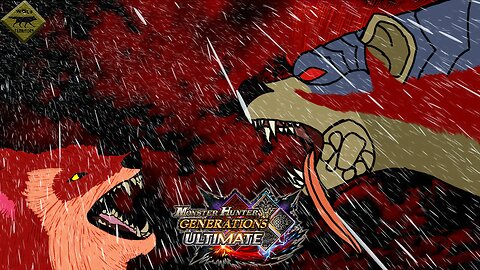 Red Wolf Vs Red Bear! (Monster Hunter Generations Ultimate Redhelm Arzuros EX SOLO HUNT)