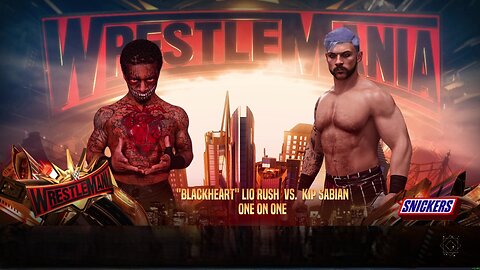 WWE 2k24 Lio Rush vs Kip Sabin