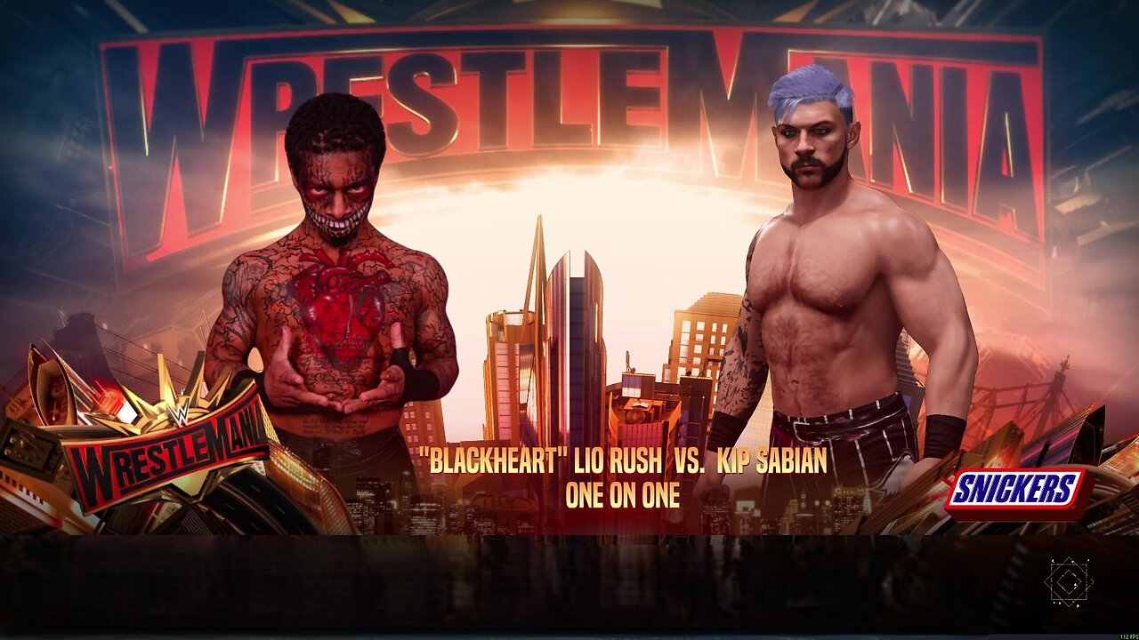 WWE 2k24 Lio Rush vs Kip Sabin