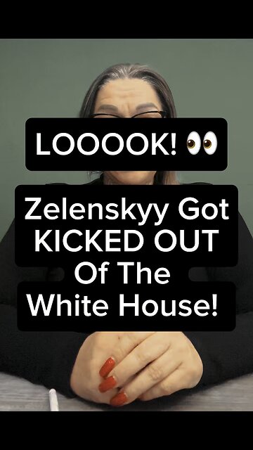 Zelenskyy Got KICKED OUT Of White House! 👿 #mean #toxic #president #kickedout