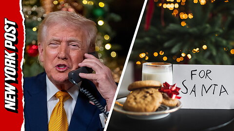 Trump tells young girl to leave out cookies for 'cherubic' Santa: 'On the heavy side'
