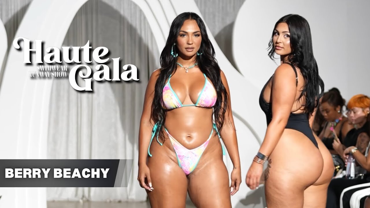 Berry Beachy Swimwear Full Show In 4K | Haute Gala | Miami Swim Week