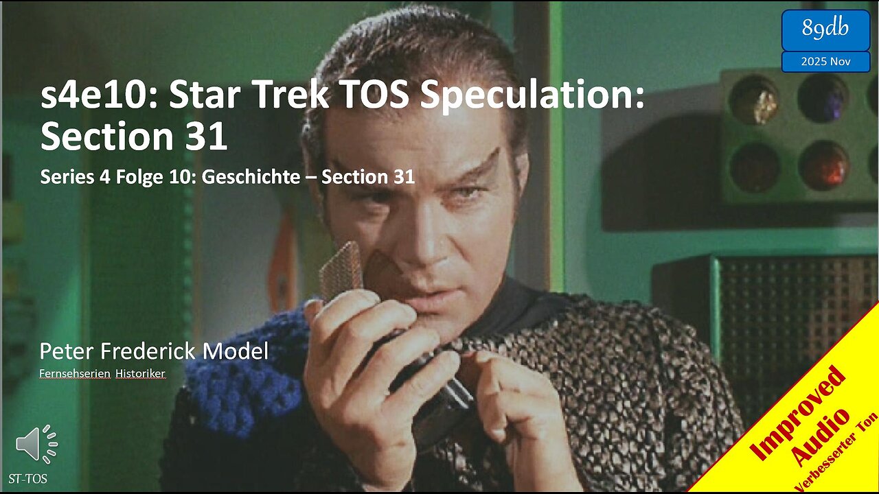 s4e10: Star Trek TOS Speculation: Section 31