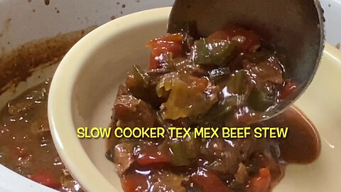 Slow Cooker Tex-Mex Beef Stew | Carne Guisada