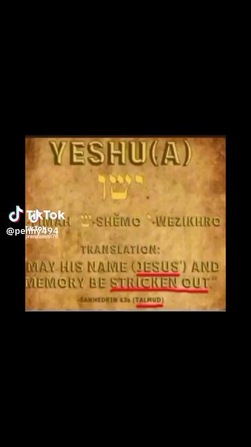 yeshuah is NOT Jesus!!