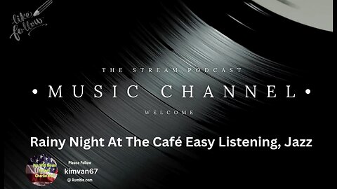 Rainy Night At The Café Easy Listening, Jazz.