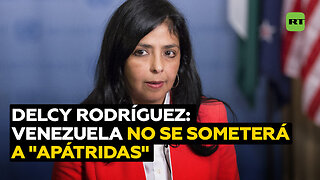 Delcy Rodríguez: Venezuela jamás obedecerá "apátridas" que prometen ser el estado 51 de EE.UU.