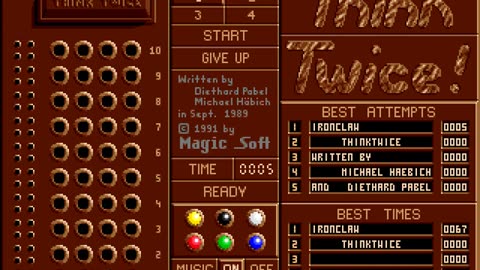 Amiga 500 Longplay - Think Twice - EU