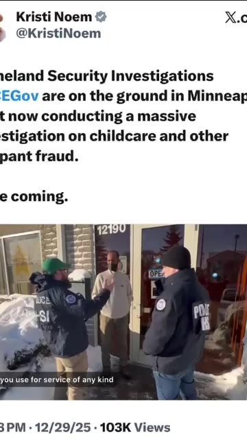 Homeland Security Investigations on the ground in Minneapolis