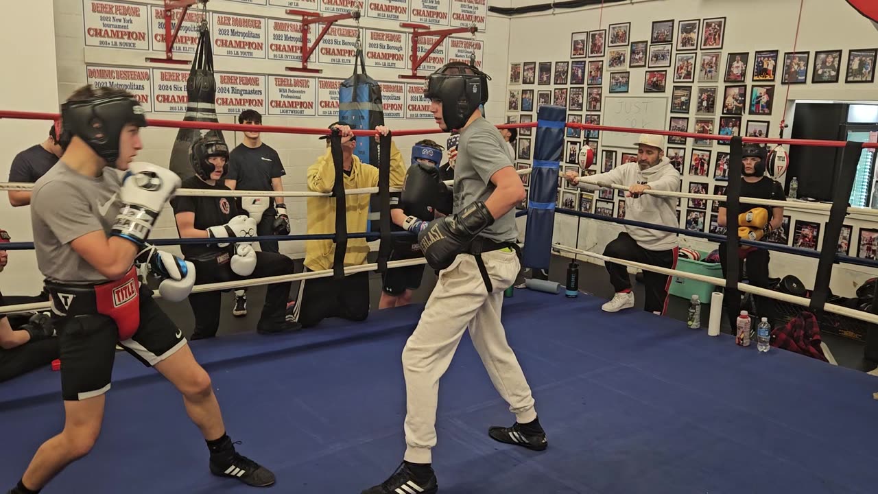 Joey sparring Tommy 1/14/25