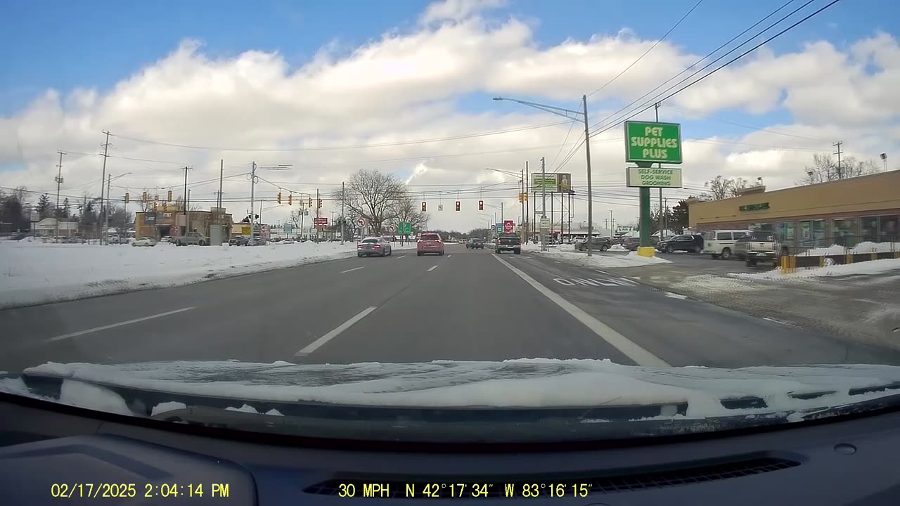Random Driving in Dearborn And Dearborn Heights, Michigan, February 17, 2025