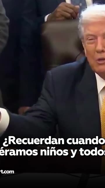 "Ha estado aquí durante cinco días": Trump hace una insólita propuesta a la prensa