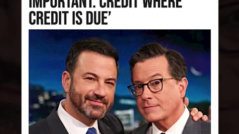 Even Trump-Haters Kimmel and Colbert Had to Praise Him for This