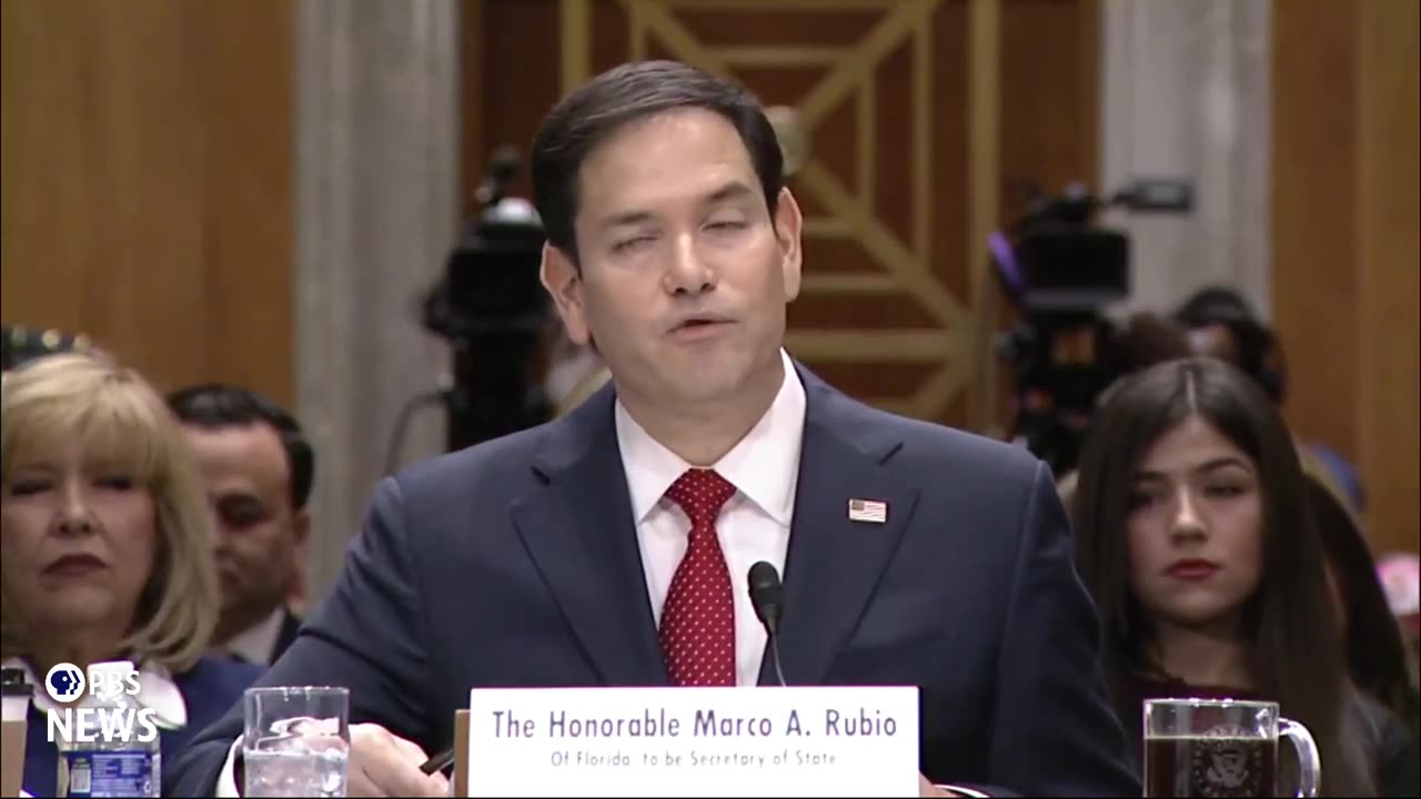 Marco Rubio in Powerful Confirmation Hearing Opening Statement