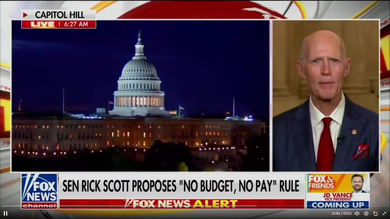 🚨BREAKING: Thượng nghị sĩ Rick Scott (Đảng Cộng hòa-FL) sẽ giới thiệu dự luật TẠM DỪNG trả lương...