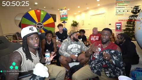 Kai Cenat, Druski & Kevin Hart TRY NOT TO LAUGH Challenge!😂