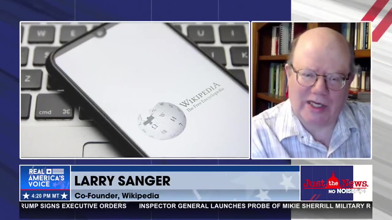 Wikipedia Co-founder says platform is biased to the left