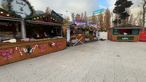 Manchester Christmas Markets Opening Morning