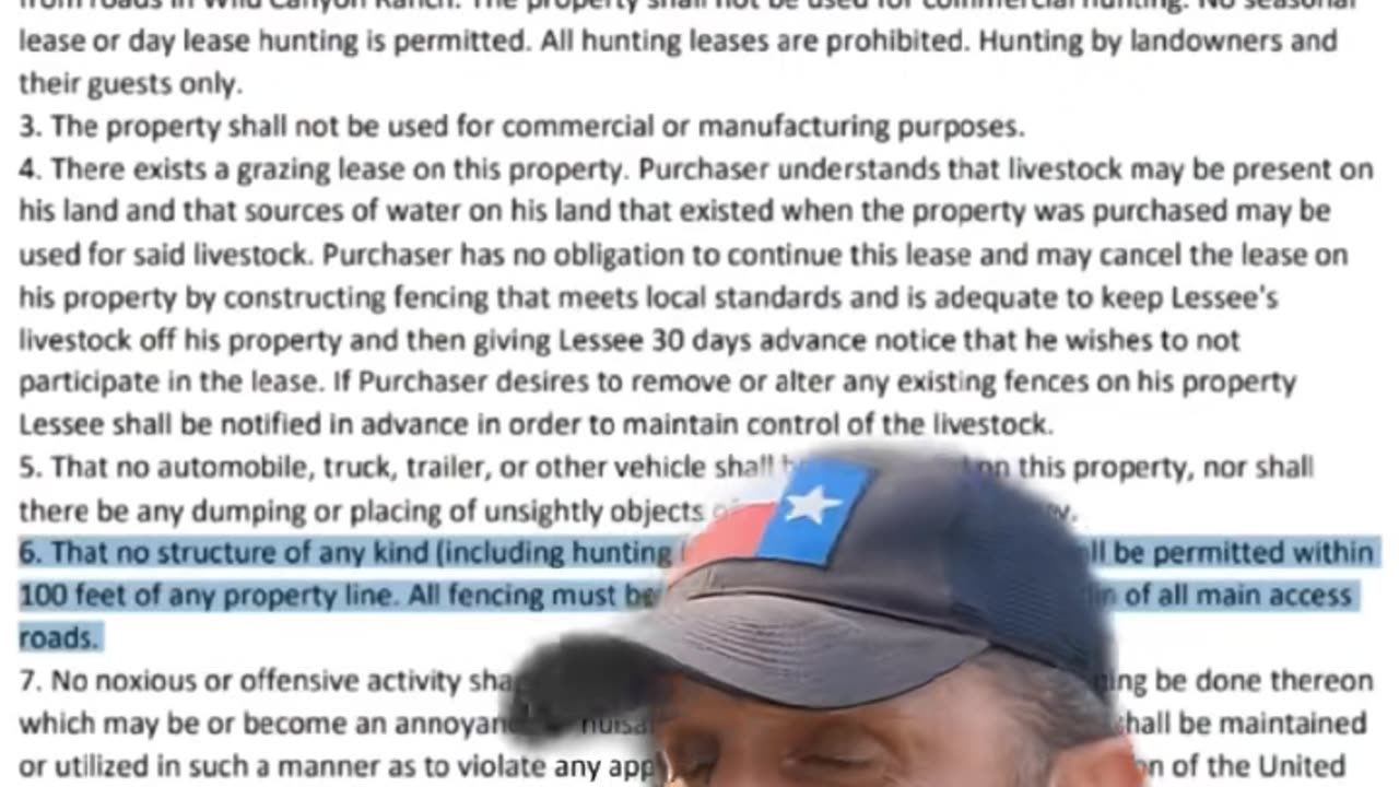 Feeders and stands on property lines while hunting