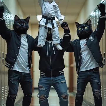 senior cat ragging junior cat 😱😱