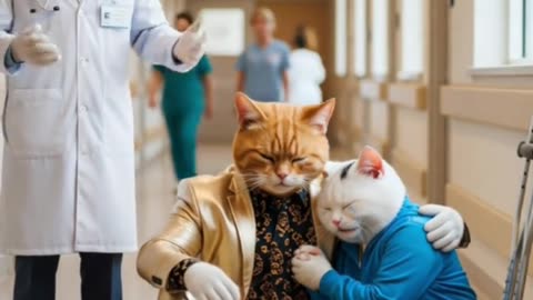 Parents Cry Helplessly Together irns Painfl #tunmvcatshoris #catstoes #cutecats #cutecats #ai
