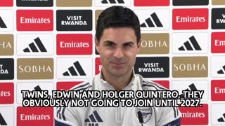 Quintero twins?We recruit the BEST TALENT! - Mikel Arteta