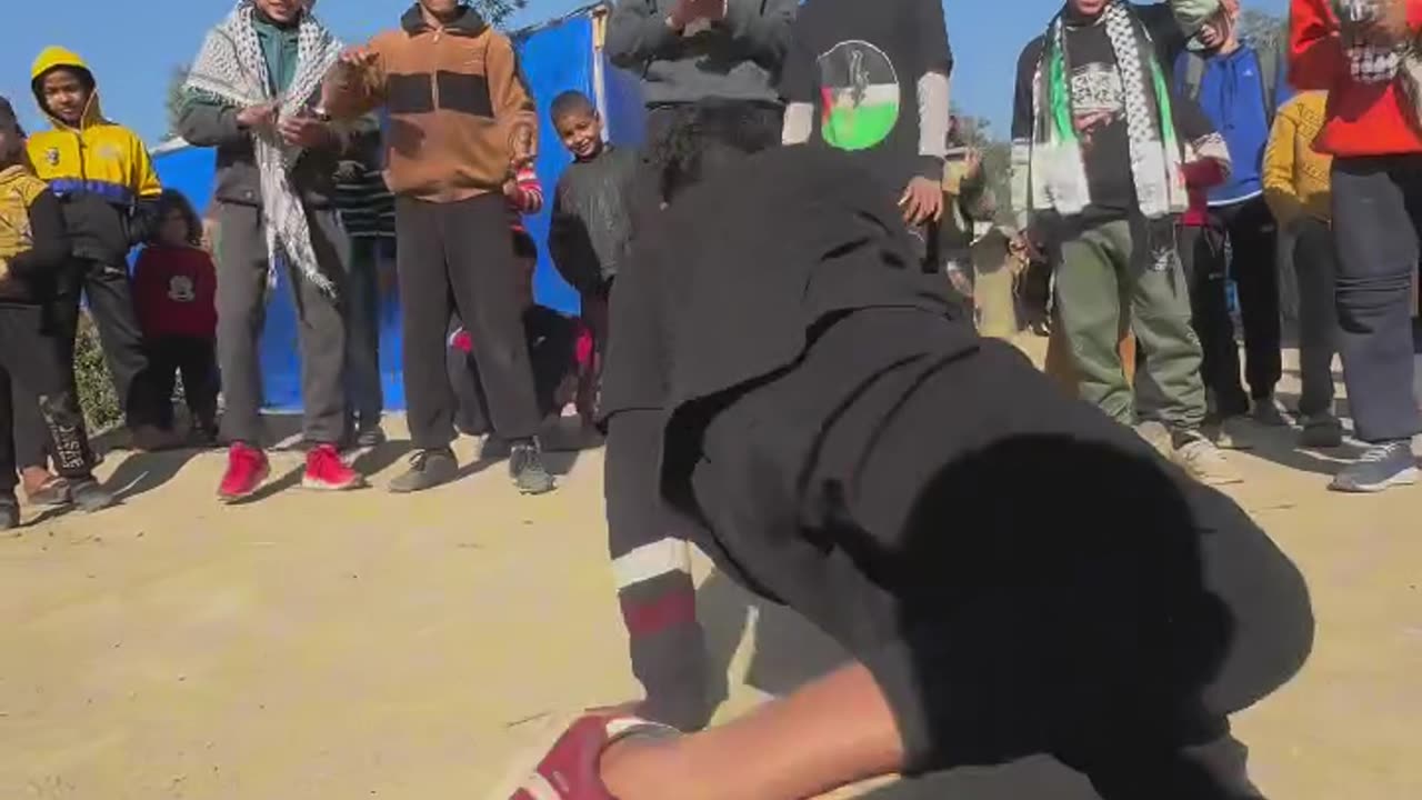 In Gaza, this dance is considered a way for children to express hope and joy despite the war