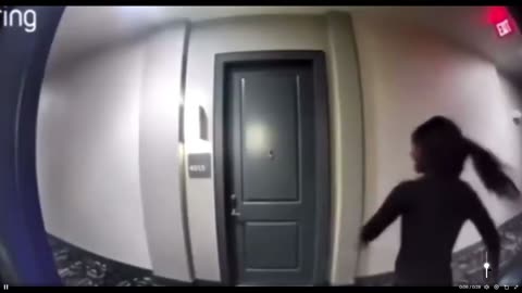 She was at the wrong house. Owner has a sense of humor at least
