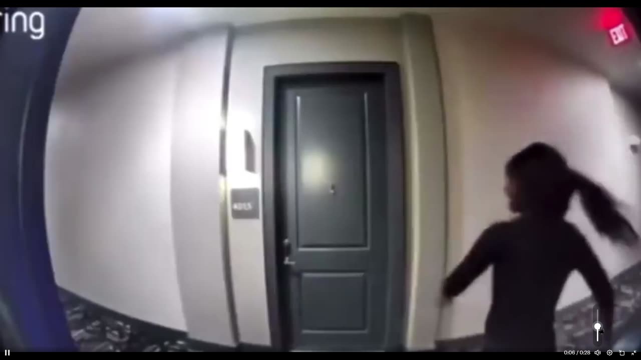 She was at the wrong house. Owner has a sense of humor at least