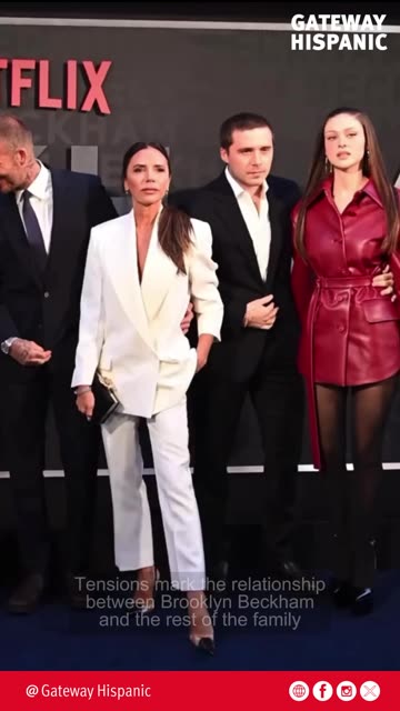 Tensions mark the relationship between Brooklyn Beckham and the rest of the family