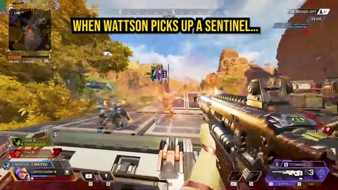 Wattson No-Scopes Two Enemies on Kings Canyon! 🔥 | Apex Legends