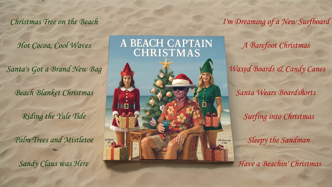 IT'S HERE!!! The Beach Captain Christmas Album!