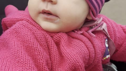 Windy Day Outside With Baby Kayla 🌬️