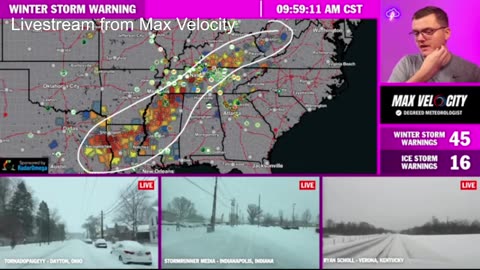 Live Stream from Max Velocity 2026 Snowpocalypse #Snow, #Storm