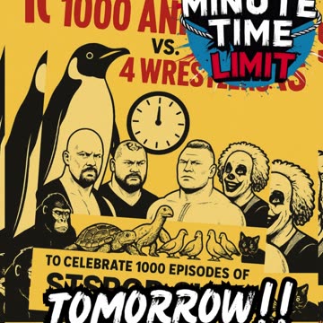 🎙️ The 1000th Episode Special: “1000 Animals vs. 4 Wrestlers”