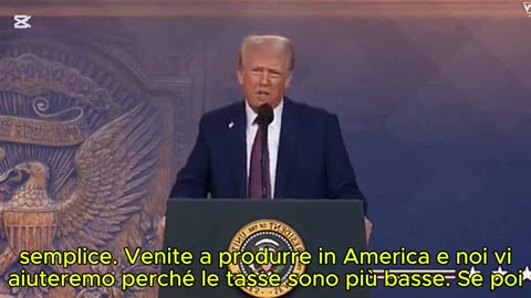 TRUMP AL WEF: Nuova Era per l'America: Promesse di Crescita, Sicurezza e Riforme - IN ITALIANO