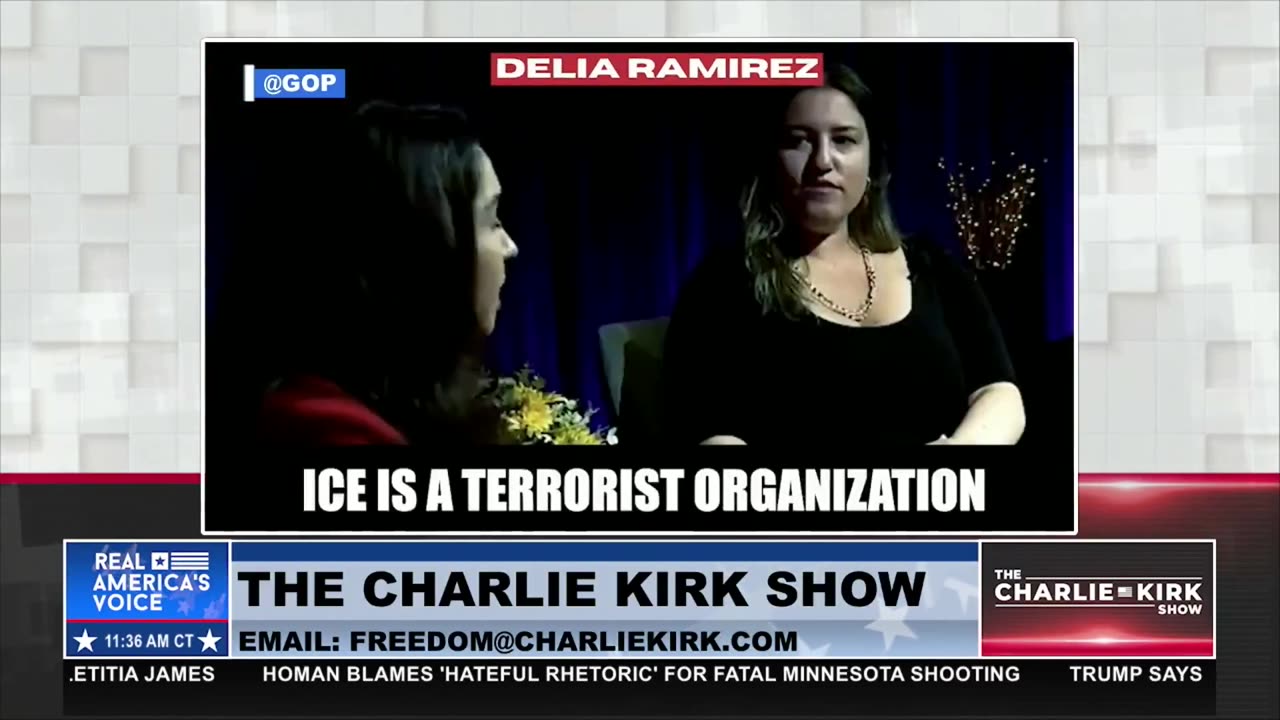 DEM REP SAYS THERE IS NO VIOLENT RHETORIC AGAINST ICE, "FRUSTRATING"