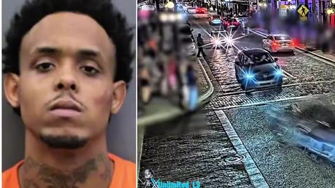 TRAGIC: Four people were killed and at least 13 injured when a man drove into a crowd