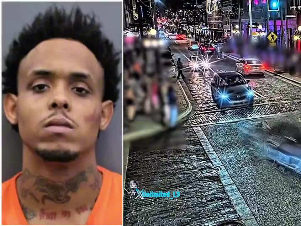 TRAGIC: Four people were killed and at least 13 injured when a man drove into a crowd