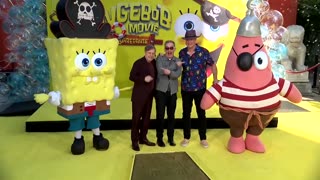 SpongeBob SquarePants cements his place in Hollywood