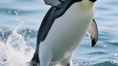 who cannot fly, yet it survives in some of coldest places on Earth?#bird #flightless birds#wildlife