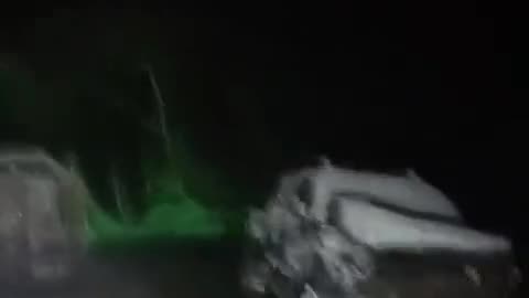 Destroyed Ukrainian Armed Forces equipment in the Kharkiv area.