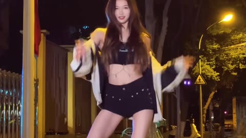 Sexy Jet Black Midriff Top Exuberant Spicy Dance | Daily Beauty EP 1466