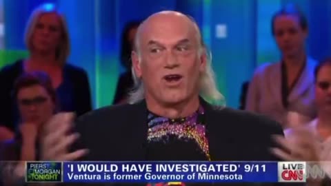 Piers Morgan cuts for a break as Jesse Ventura was dropping truth bombs about 9-11