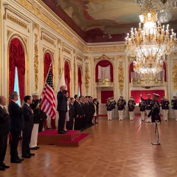 🔥BEAUTIFUL!! What a WELCOME the Japanese gave President Trump at the Akasaka Palace